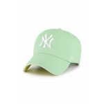 47brand kapa New York Yankees - zelena. Baseball kapa iz kolekcije 47brand. Model izdelan iz material z dekorativnimi vložki.