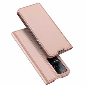 Slomart dux ducis skin pro holster cover flip cover za xiaomi poco f4 5g roza