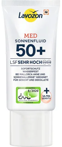 LAVOZON MED sončni fluid ZF 50+ - 50 ml