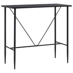 Barska miza črna 120x60x110 cm mediapan