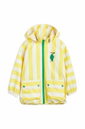 Otroška jakna Mini Rodini rumena barva - rumena. Otroški jakna iz kolekcije Mini Rodini. Nepodložen model