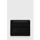 Denarnica Karl Lagerfeld moški, črna barva - črna. Srednje velika denarnica iz kolekcije Karl Lagerfeld. Model izdelan iz kombinacije naravnega in ekološkega usnja.