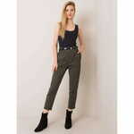 ITALY MODA Ženske hlače CASSIE khaki DHJ-SP-2312.94P_355081 XL