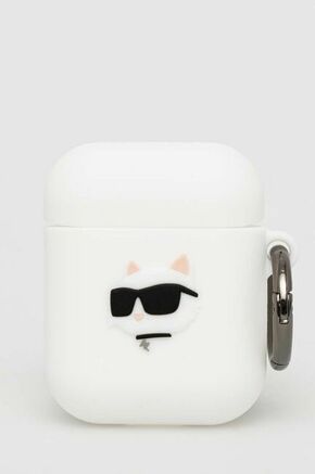 Karl Lagerfeld airpods 1/2 cover bel/white silikon choupette head 3d