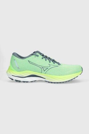 Tekaški čevlji Mizuno Wave Inspire 19 zelena barva - zelena. Tekaški čevlji iz kolekcije Mizuno. Model dobro stabilizira stopalo in zagotavlja dober oprijem v različnih pogojih.