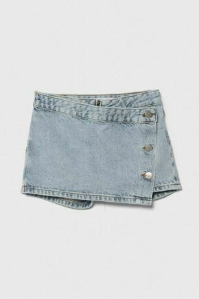 Otroške kratke hlače iz jeansa Calvin Klein Jeans - modra. Otroški kratke hlače iz kolekcije Calvin Klein Jeans. Model izdelan iz jeansa. Model iz izjemno udobne tkanine z visoko vsebnostjo bombaža.