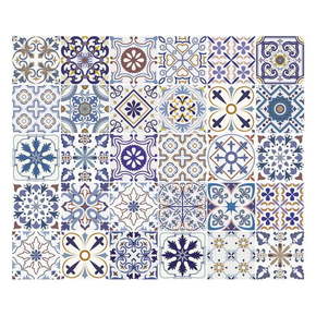 Komplet 30 stenskih nalepk Ambiance Tiles Azulejos Riviera
