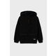 Otroški pulover Mayoral črna barva, s kapuco - črna. Otroški pulover s kapuco iz kolekcije Mayoral, izdelan iz enobarvne pletenine. Model iz izjemno udobne tkanine z visoko vsebnostjo bombaža.