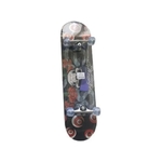 SPARTAN skateboard rolka, Super Board, skull