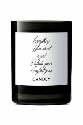 Candly dišeča sojina sveča - črna. Dišeča sveča iz kolekcije Candly. Model izdelan iz stekla.