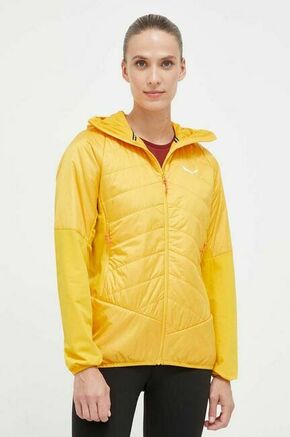 Športna jakna Salewa Ortles Hybrid rumena barva - rumena. Športna jakna iz kolekcije Salewa. Delno podložen model