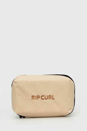 Kozmetična torbica Rip Curl bež barva - bež. Velika kozmetična torbica iz kolekcije Rip Curl. Model izdelan iz tekstilnega materiala.