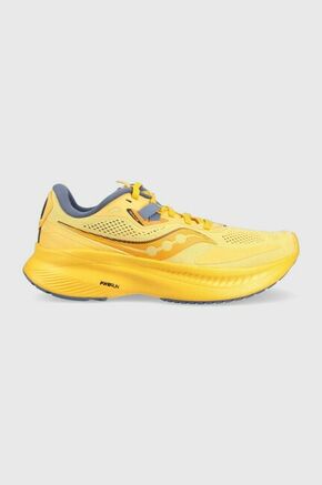 Tekaški čevlji Saucony Guide 15 oranžna barva - oranžna. Tekaški čevlji iz kolekcije Saucony. Model z zračnim mrežastim zgornjim delom