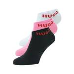 Nogavice HUGO 3-pack ženski - pisana. Kratke nogavice iz kolekcije HUGO. Model izdelan iz elastičnega materiala. V kompletu so trije pari.