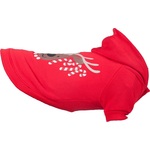 WEBHIDDENBRAND Flamingo Božična majica za pse rdeča 30cm