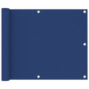 VidaXL Balkonsko platno modro 75x500 cm oksford blago