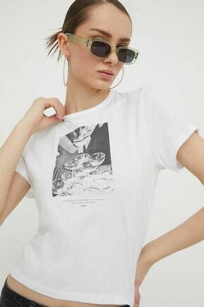Bombažna kratka majica Abercrombie &amp; Fitch ženski