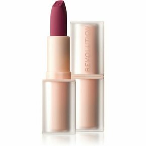 Makeup Revolution Lip Allure Soft Satin Lipstick kremasta šminka s satenastim zaključkom odtenek Berry Boss 3