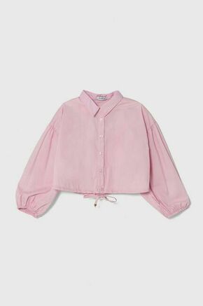 Otroška srajca Pinko Up roza barva - roza. Otroški srajca iz kolekcije Pinko Up