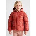 Otroška jakna Mayoral roza barva - roza. Otroška Jakna iz kolekcije Mayoral. Podloženi model izdelan iz vzorčastega materiala.