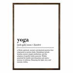Plakat 50x70 cm Yoga – Wallity