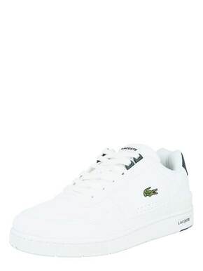 Čevlji Lacoste bela barva - bela. Čevlji iz kolekcije Lacoste. Model izdelan iz ekološkega usnja.