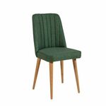 Zelen žameten jedilni stol Stormi Sandalye – Kalune Design