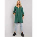 RELEVANCE Ženska majica s kapuco LISBON temno zelena RV-BL-6792.02P_381602 L-XL