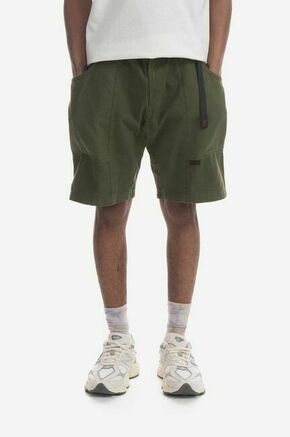 Bombažne kratke hlače Gramicci Gadget Short zelena barva - zelena. Kratke hlače iz kolekcije Gramicci. Model izdelan iz gladke tkanine. Model iz izjemno trpežne bombažne tkanine.