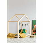 Otroška postelja v obliki hiške iz borovega lesa 70x140 cm Mila RM - Adeko