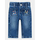 Guess Jeans hlače A4RA00 D4CA0 Modra Skinny Fit