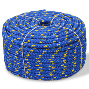 Greatstore Mornarska vrv polipropilen 8 mm 100 m modra