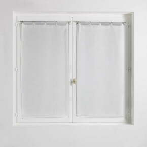 Bele prosojne zavese v kompletu 2 ks 60x90 cm Milza – douceur d'intérieur