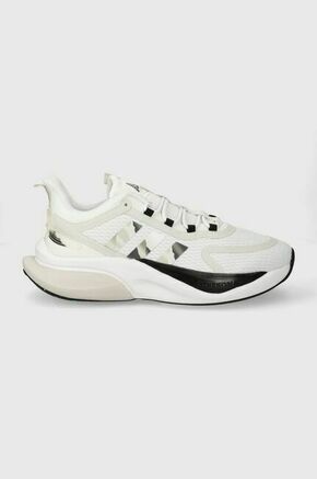 Tekaški čevlji adidas AlphaBounce + bela barva - bela. Tekaški čevlji iz kolekcije adidas. Model s tehnologijo