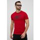 Bombažna kratka majica 4F rdeča barva - rdeča. Kratka majica iz kolekcije 4F. Model izdelan iz tanke, elastične pletenine. Lahek in udoben model, idealen za vsakodnevno nošenje.