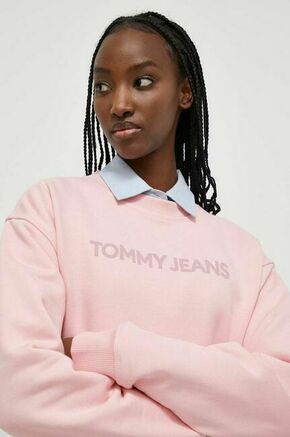 Bombažen pulover Tommy Jeans ženska