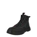 Čevlji HUGO Urian moški, črna barva, 50503942 - črna. Čevlji iz kolekcije HUGO. Model je izdelan iz kombinacije naravnega usnja, eko usnja in tekstilnega materiala. Model s tekstilnim vložkom, ki je udoben za stopalo in omogoča enostavno...