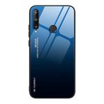 Ovitek Gradient Glass za Huawei P40 Lite E - Črna/Modra KP10449