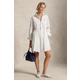 Polo Ralph Lauren srajčna obleka bombažna MW CTN PW-WVN-DRESSES bela 211B19986003