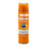 Gillette Fusion 5 Ultra Sensitive + Cooling pena za britje za zelo občutljivo kožo 200 ml za moške