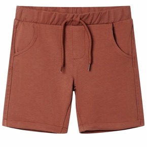 VidaXL Otroške kratke hlače z vrvico rjave 116