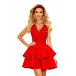 Numoco Ženska obleka 321-1, rdeča, XL