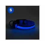 YUMMIE ovratnica z LED osvetlitvijo - USB z baterijo - velikost S (43cm) - modra
