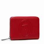 Majhna ženska denarnica Trussardi Iris Mini Zip Around 75W00284 Rdeča