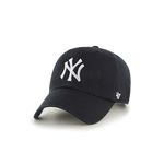 47brand kapa New York Yankees Clean Up - črna. Kapa s šiltom vrste baseball iz kolekcije 47brand. Model izdelan iz enobarvnega materiala z vstavki.