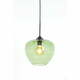 Zelena stropna svetilka s steklenim senčnikom ø 30 cm Mayson - Light &amp; Living