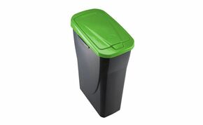 Koš za smeti za reciklažo mondex ecobin zelena s pokrovom 25 l