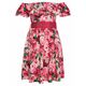 Orsay Temno rožnata ženska cvetlična obleka ORSAY_471671-225000 42