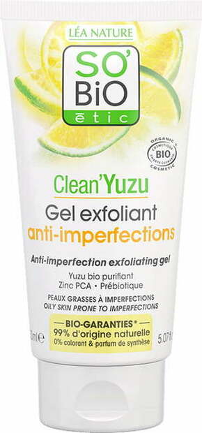 "SO’BiO étic Clean'Yuzu piling gel - 150 ml"