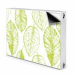 tulup.si Dekoracija za radiatorje Zeleni listi 90x60 cm
